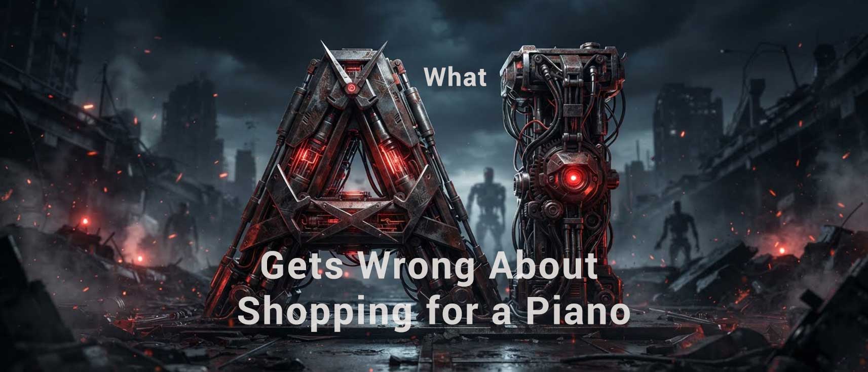 What AI Gets Wrong About Shopping for a Piano