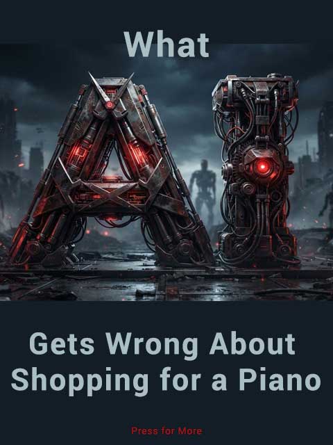 What AI Gets Wrong About Shopping for a Piano