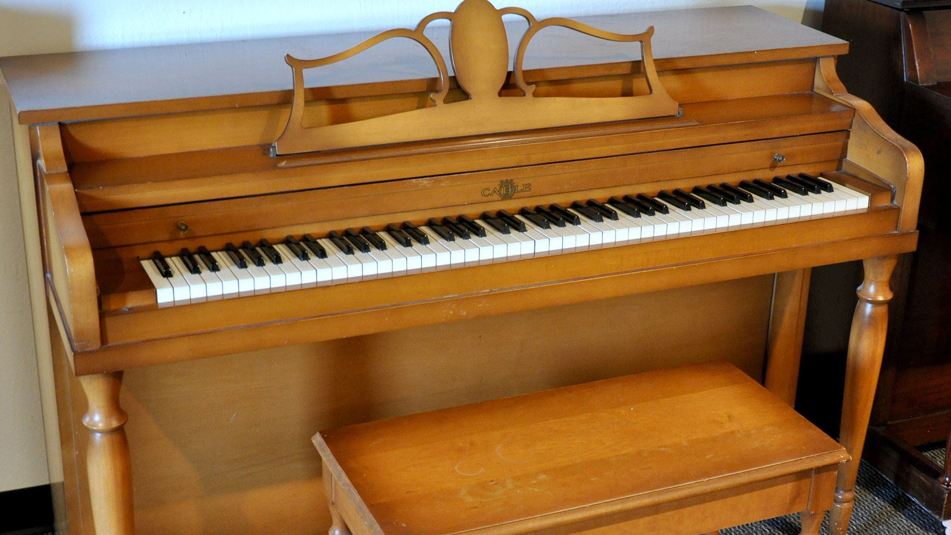 Used Cable Piano Spinet Console