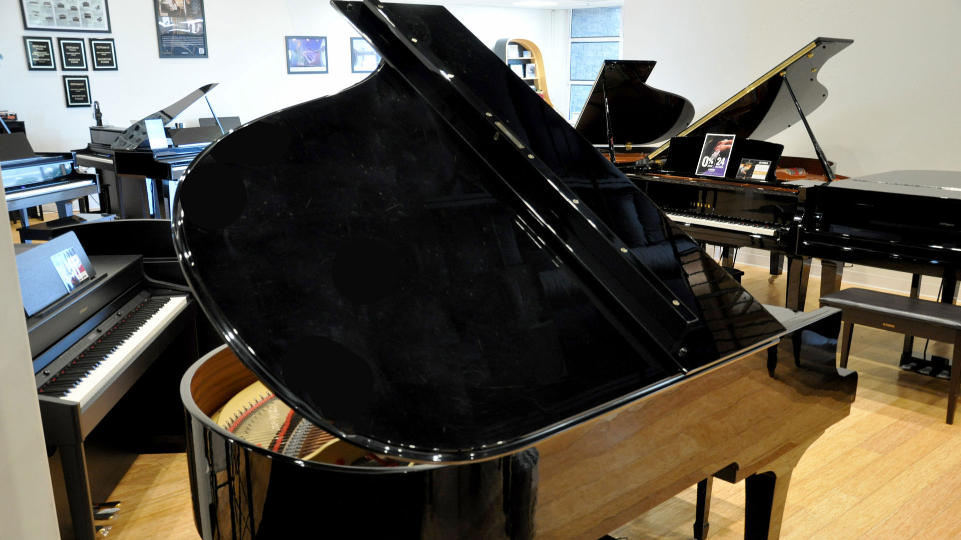 Used Yamaha baby grand piano