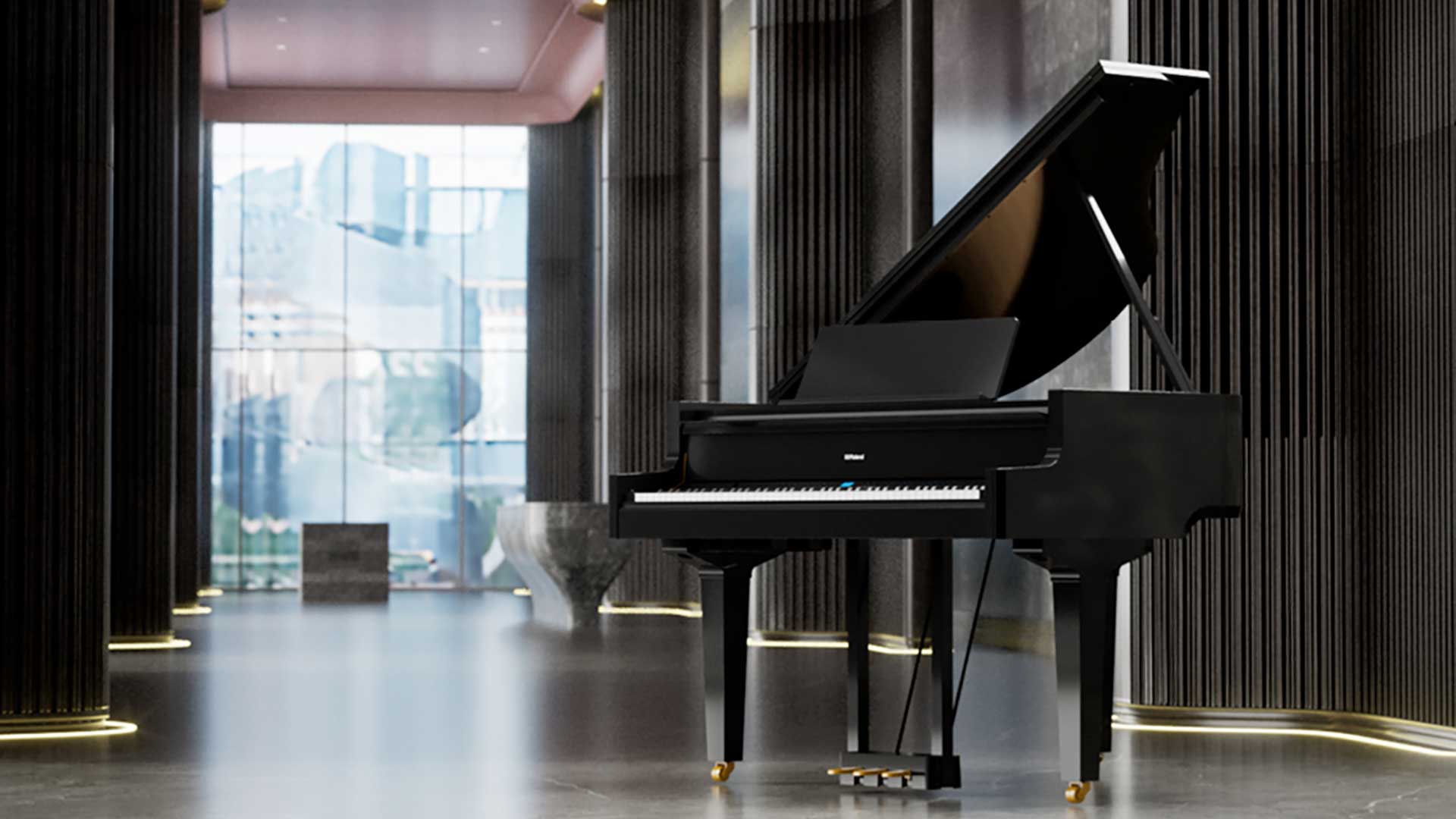 Roland digital grand piano gp-9m
