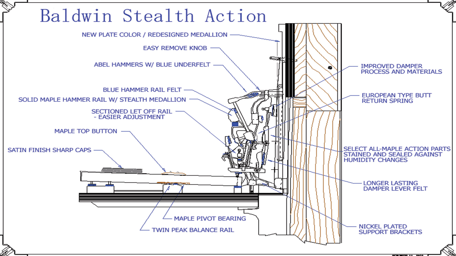 Baldwin piano Model bp-x5