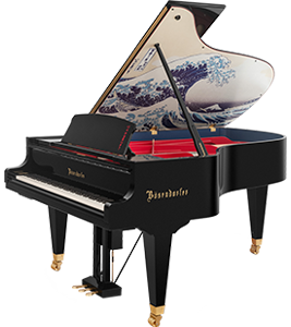 Great Wave off Kanagawa Bosendorfer Grand Piano