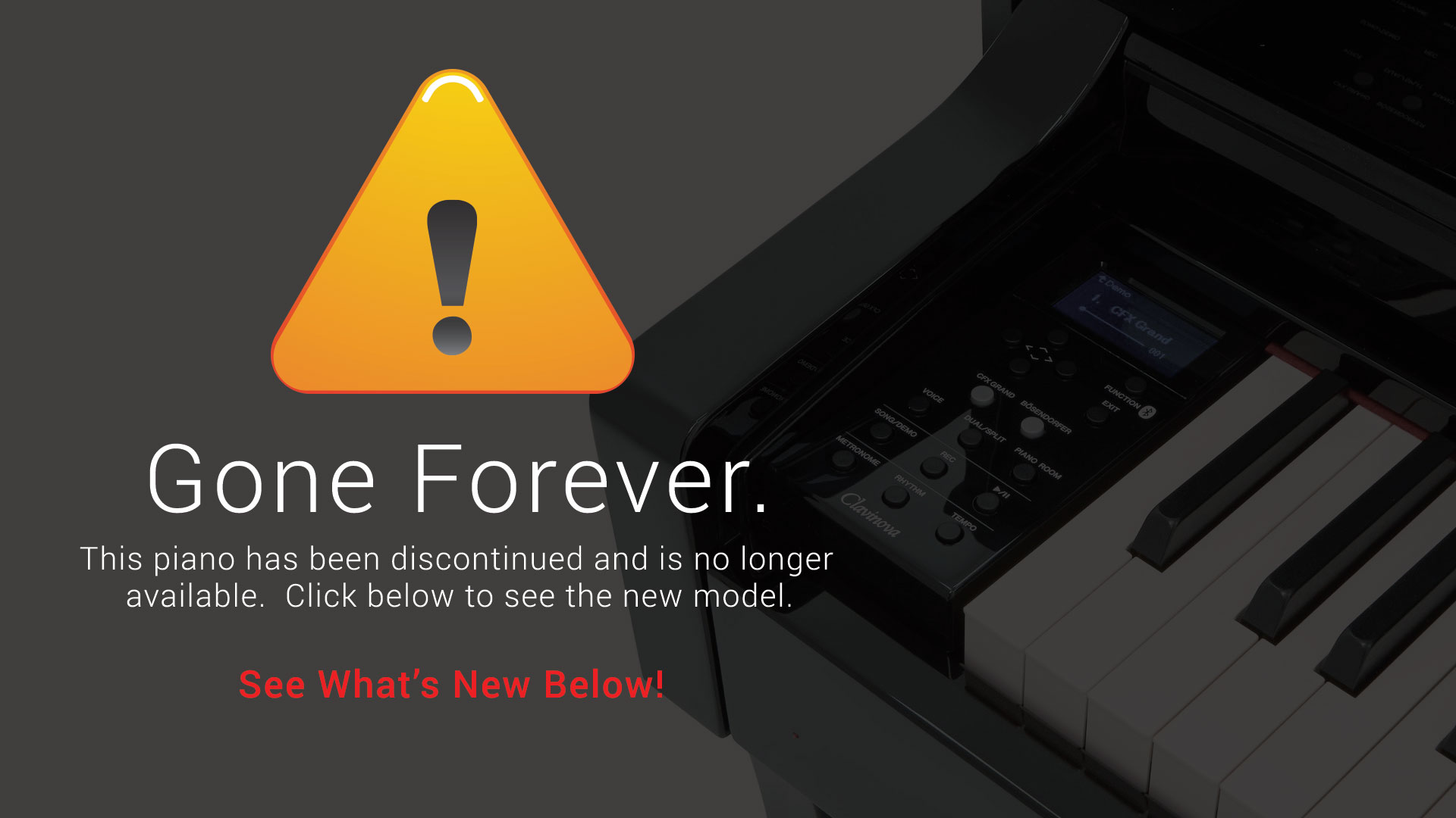 Yamaha Clavinova Discontinued