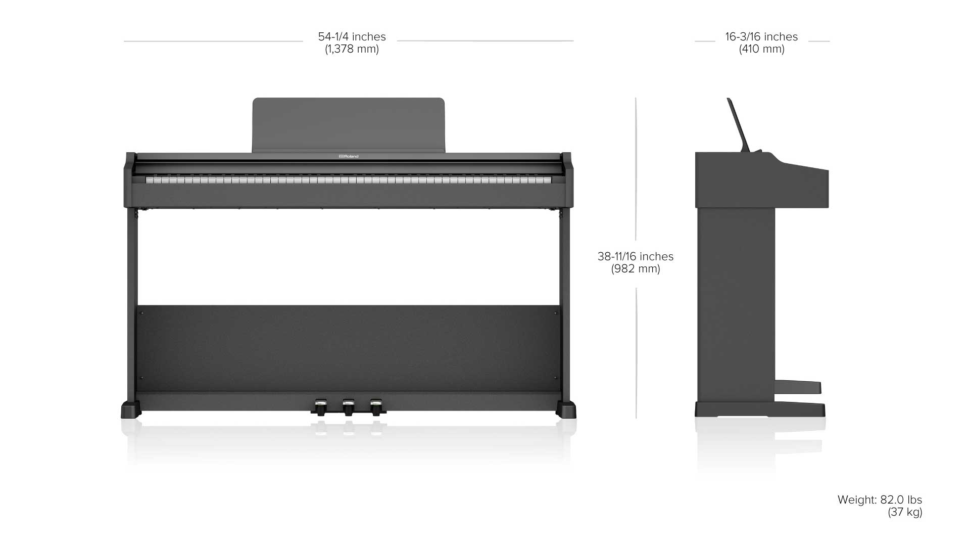 Roland digital piano rp107