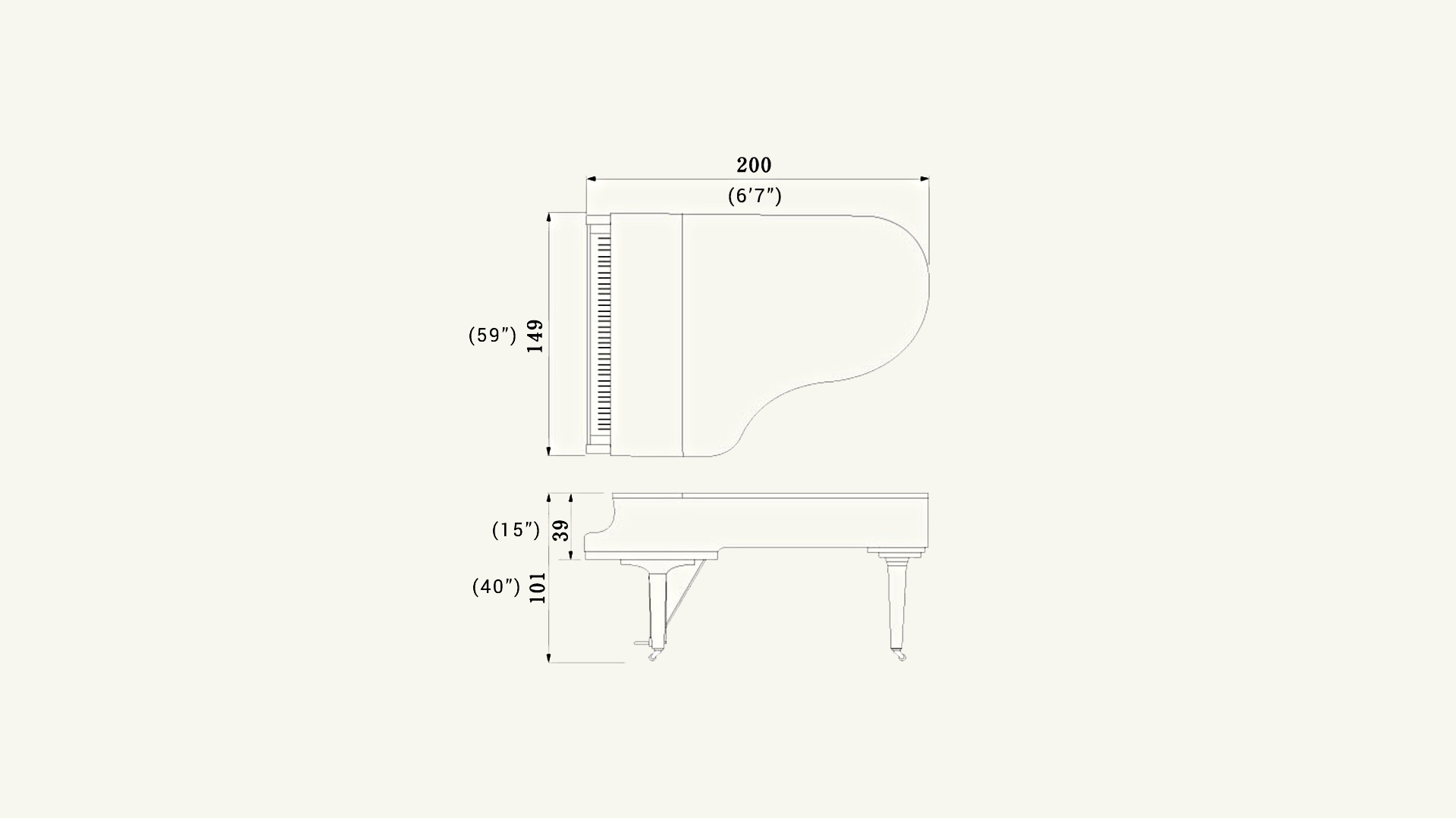 Yamaha Disklavier player grand piano