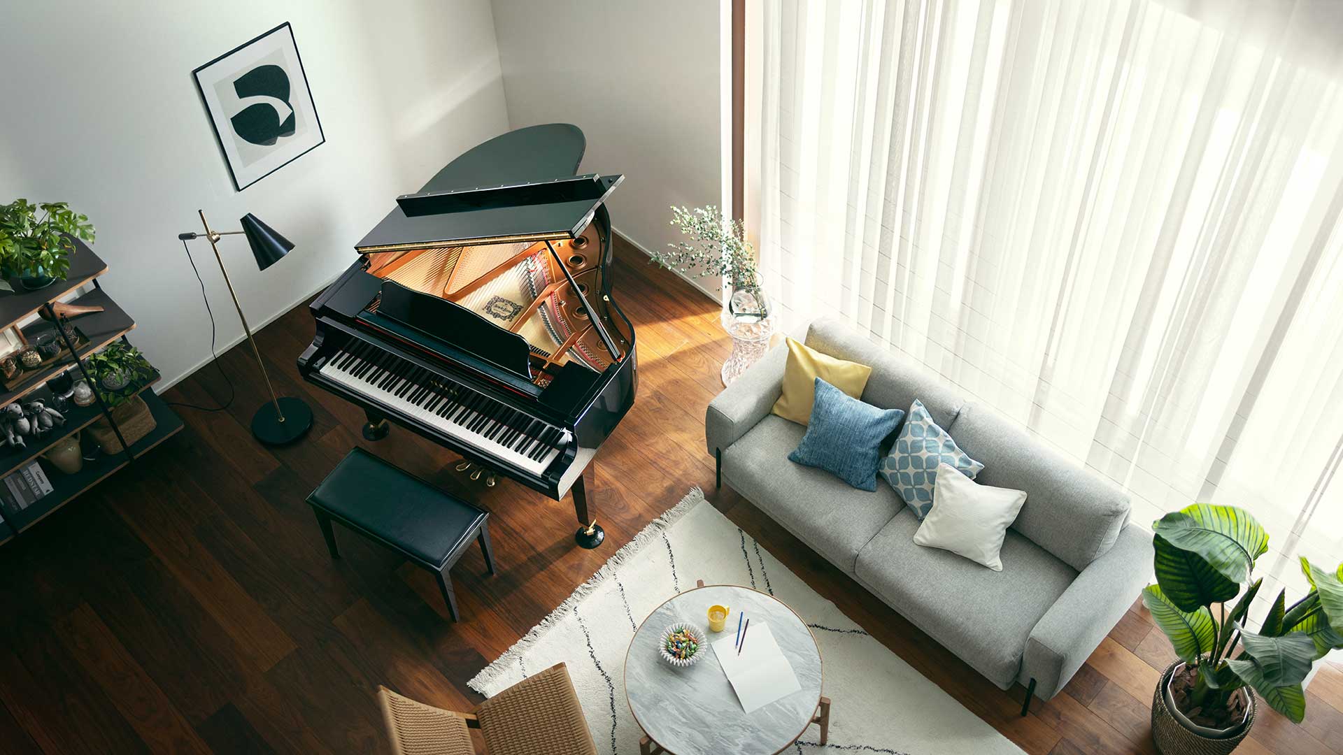 GCB Yamaha Baby Grand Piano